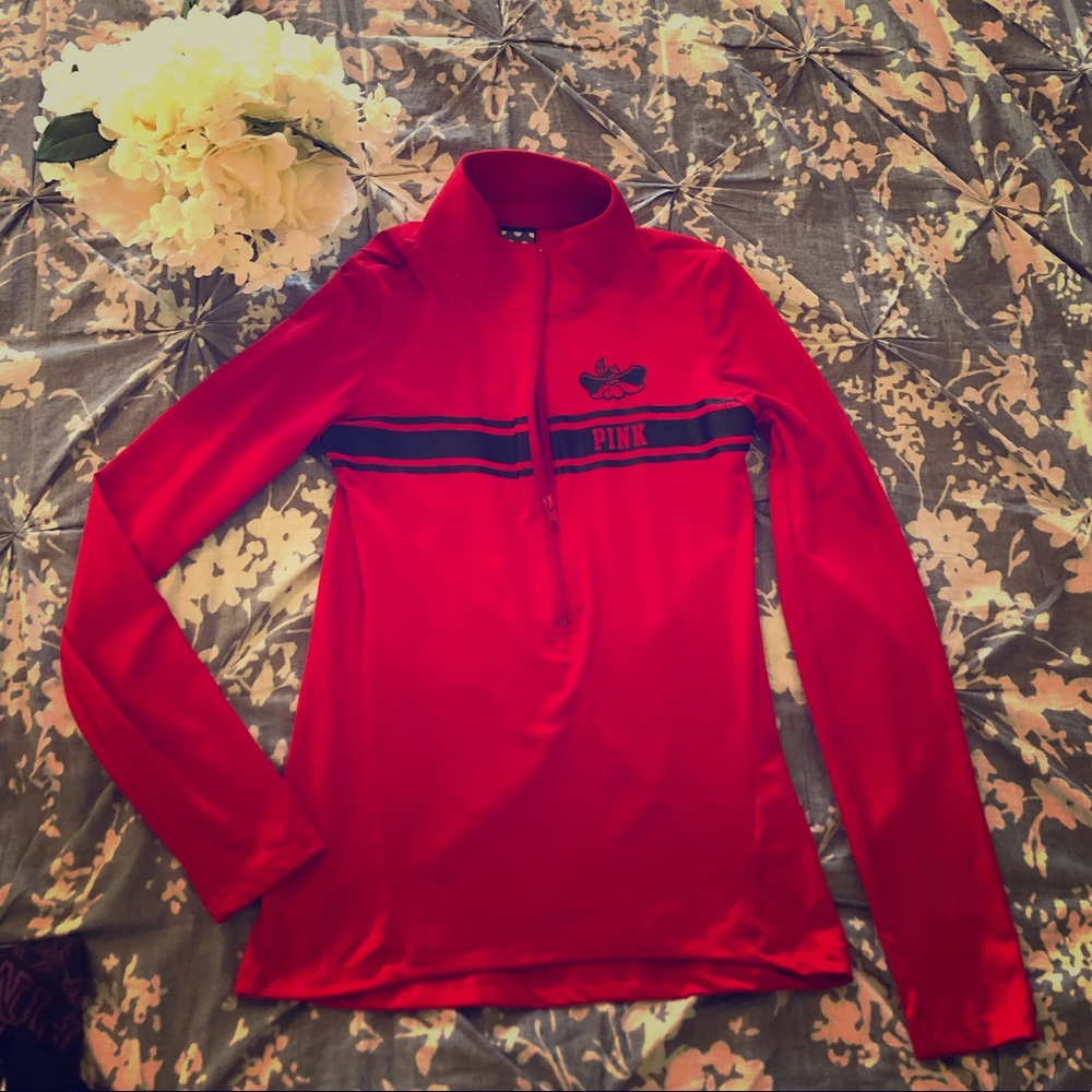 PINK VS UNLV Collegiate half-zip sweater XS